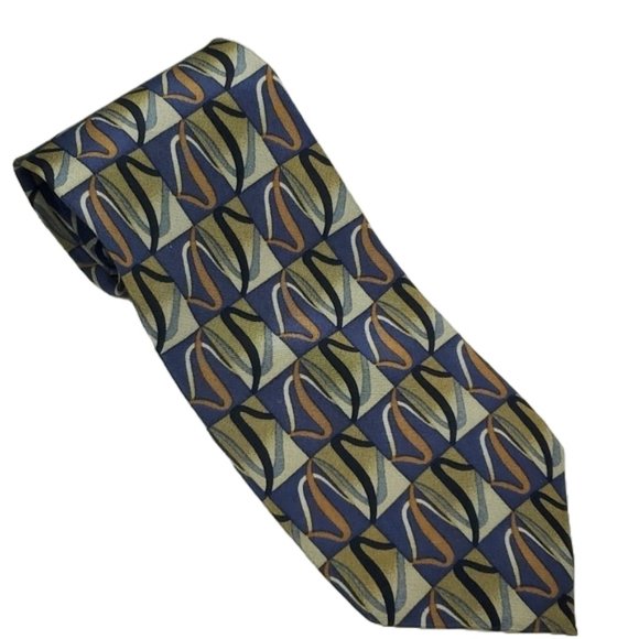 Cocktail Collection 100% Silk Abstract Martini Tie - Picture 1 of 8